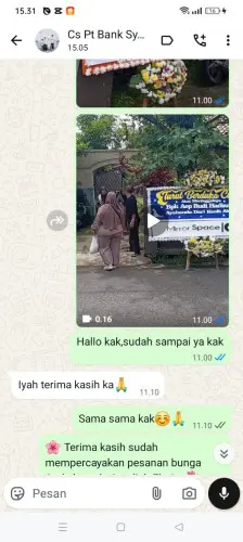 Testimonial Papan Bunga cieunteung